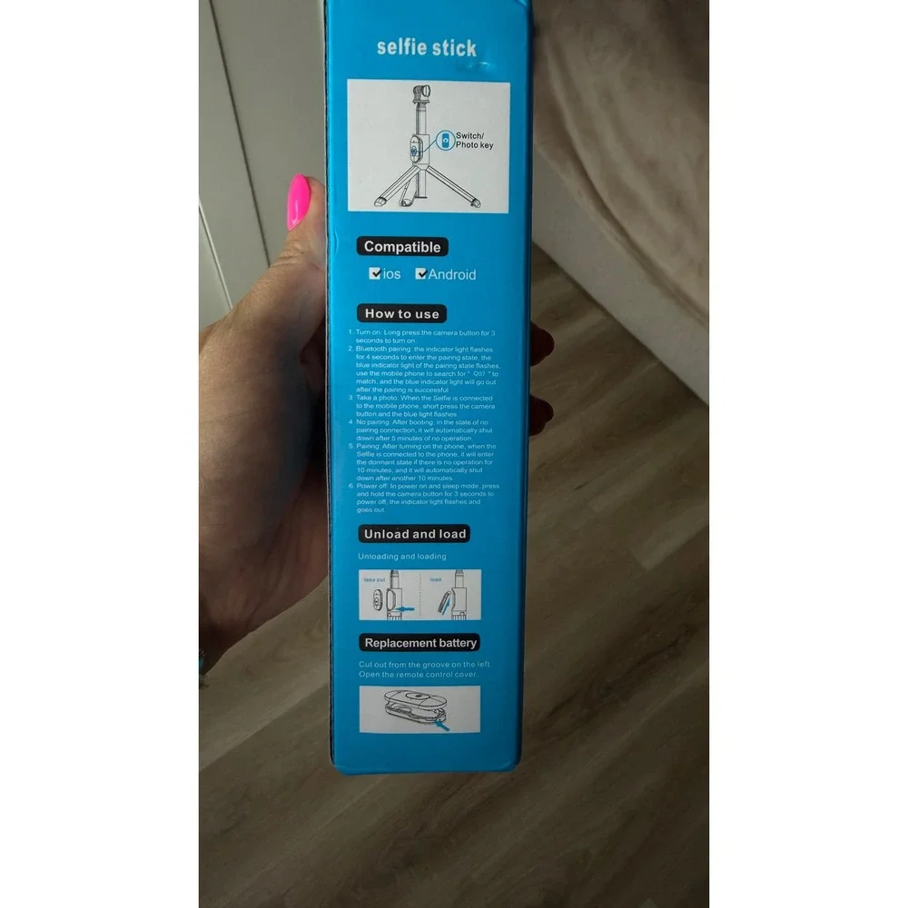 Tinksen S02 Remote Control Selfie Stick Tripod Bluetooth 40.6
